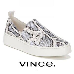 NIB ~ VINCE SAXON 2 BLUE SNAKE SLIP ON SNEAKER sz 9.5